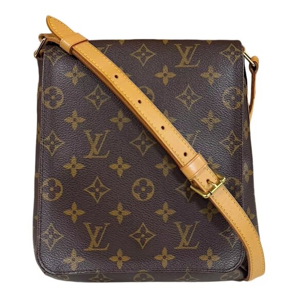 LOUIS VUITTON Shoulder Bag M51258 Monogram canvas Monogram Mudget Salsa used